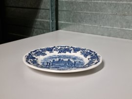 Engels blauw Enoch Wedgwood Royal Homes Of Britain ontbijtbordje 19,5 cm