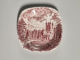 Engels rood Enoch Wedgwood  Royal Homes Of Britain Gebaksbordje 13 cm