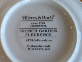 Villeroy en Boch French Garden Fleurence set 4x Espresso kop en schotel