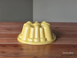 Regout geel puddingvorm 19 cm