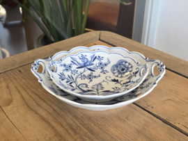 Zwiebelmuster Huttensteinach set 2x schaaltje met greepjes