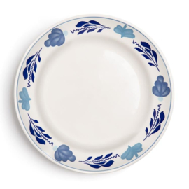 Royal Boch Belgium Boerenbont blauw Boerenblauw set 6x dinerbord 25,5 cm