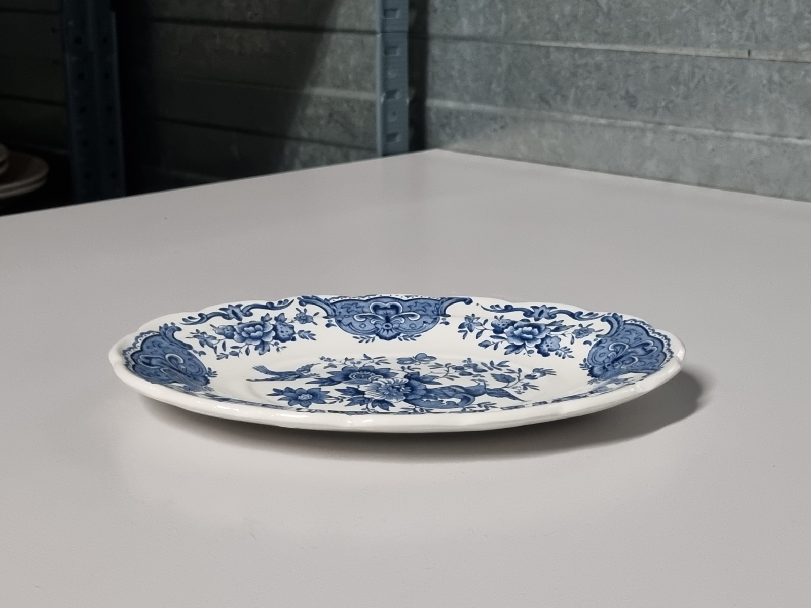 Engels Ridgway Windsor blauw Serveerschaaltje 20,5 cm
