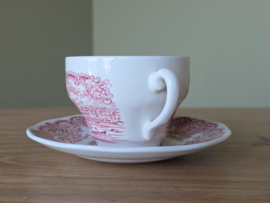 Engels rood Historical Ports Kop en schotel