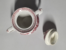 Engels rood Woods Burslem England Seaforth suikerpot