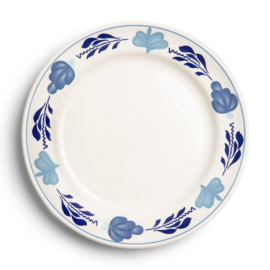 Royal Boch Belgium Boerenbont blauw Boerenblauw ontbijtbord 21 cm