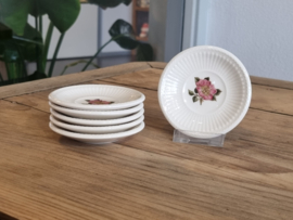 Wedgwood Briar Rose set 6x Theezakjeslegger 8 cm