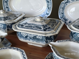 Victoria groen Societe Ceramique Eetservies 12 personen