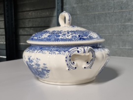 Villeroy en Boch Burgenland blauw Dekschaal Terrine