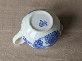 Regout Castillo Old England blauw Kannetje (rond model)