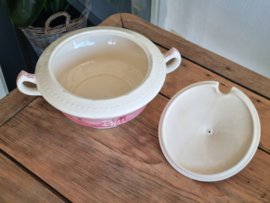 Boerenhoeve Rood Societe Ceramique Soepterrine (wit)