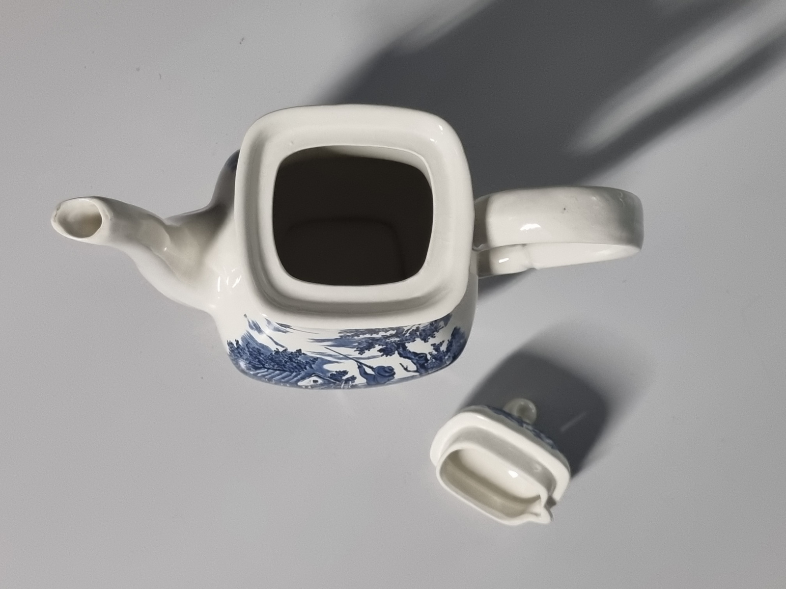 Engels blauw Jachtservies Myott The Hunter Koffiepot