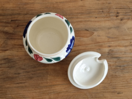 Boerenbont 418 Societe Ceramique Jampotje (haarlijntje deksel)
