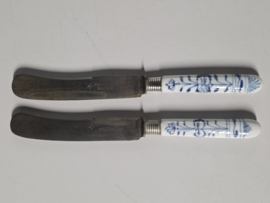 Zwiebelmuster onbekend merk set 2x Mes (2)