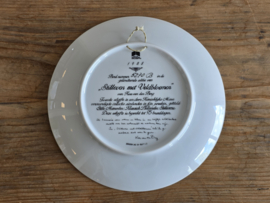 Mosa Maastricht wandbord 'Stilleven met Veldbloemen' 21 cm