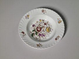Engels gekleurd Bouquet Burleigh Ware Diep Bord 23 cm