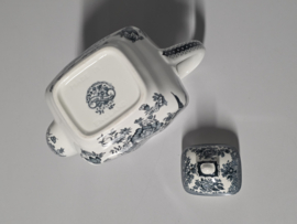 Engels petrol Enoch Wedgwood Asiatic Pheasants koffiepot theepot 18 cm