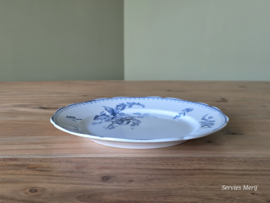 Meibloem Petrus Regout plat diner bord 23,5 cm (hoekig model)