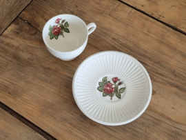 Wedgwood Moss Rose Theekop met schotel ø 8 cm