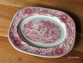 Engels rood Wood & Sons Woodland platte schaal 28,5 cm