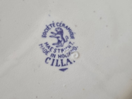 Société Céramique Cilla Lila plat dinerbord 23 cm