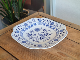 Zwiebelmuster Regout vierkant serveerbord 33 cm