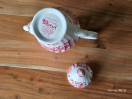 Engels rood Coaching Scenes Koffiepot 16 cm