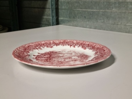Engels rood Country Style plat dinerbord 26 cm