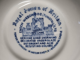 Engels blauw Enoch Wedgwood Royal Homes Of Britain schaaltje 12,5 cm