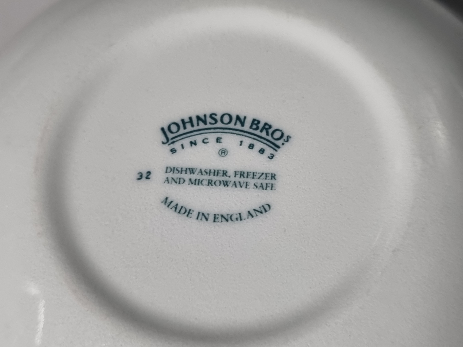 Engels blauw Johnson Bros Indies rond schaaltje 15 cm