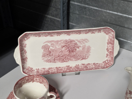 Engels rood Woodland Koffieservies Theeservies 6 persoons 18 delen