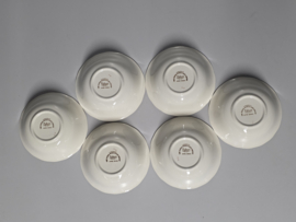 Engels Palissy Game Series set 6x ontbijtschaaltje 16,5 cm