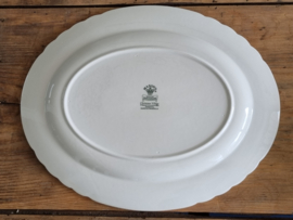Engels Mason's Christmas Village 1983 Kerstservies robuuste ovale Schaal 39,5 cm