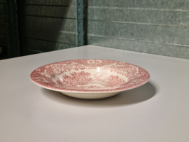 Engels rood English Ironstone Tableware EIT diep bord 22 cm (brug)