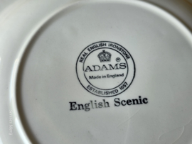 Engels groen Adams English Scenic diep bord 23,5 cm