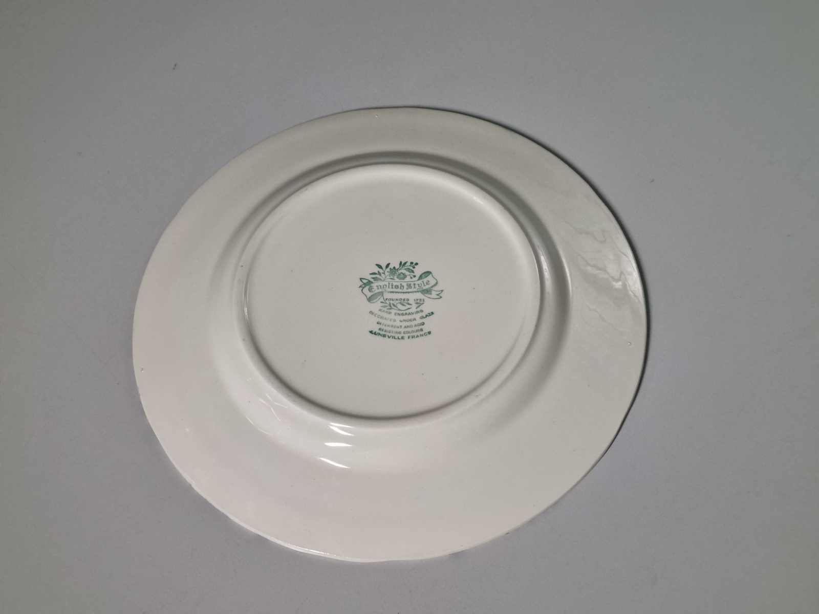 Engels blauw English Style plat dinerbord 24 cm