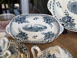 Peacock groen Societe Ceramique Ontbijtservies 6 personen