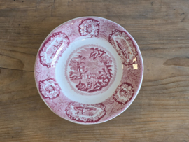 Petrus Regout decor Oriental rood ontbijtbord 21 cm