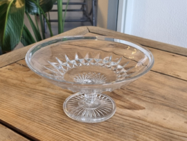 Glas Vintage Tazza op lage voet 19,5 cm