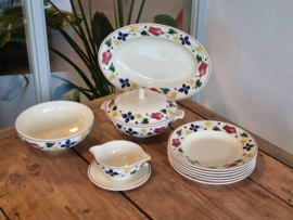 Boerenbont 417 Societe Ceramique complete set 10 delig