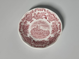 Engels rood Enoch Wedgwood Royal Homes Of Britain schaaltje 12,5 cm