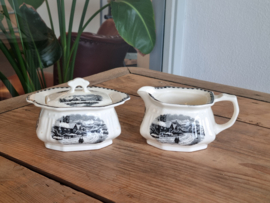 Landschap Zwart Societe Ceramique Roomstel (hoekig model)