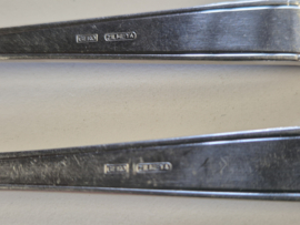 Gero  Zilmeta verzilverd set 2x Vleesvork
