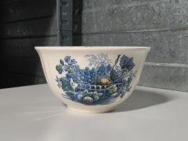 Engels Mason's Fruit Basket blauw  hoge Kom 12 cm