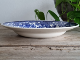 Petrus Regout blauw LONKA Diep Bord Ø 23,5 cm