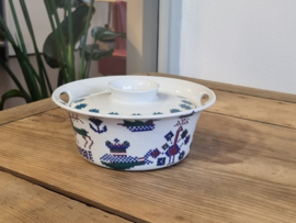 Vintage Figgjo Flint Norway decor Menu kleine Dekschaal Terrine 18,5 cm