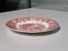 Engels rood Enoch Wedgwood Woodland Ontbijtbordje 20 cm