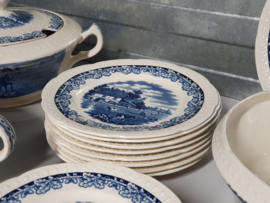 Boerenhoeve blauw Societe Ceramique Eetservies 8-pers.