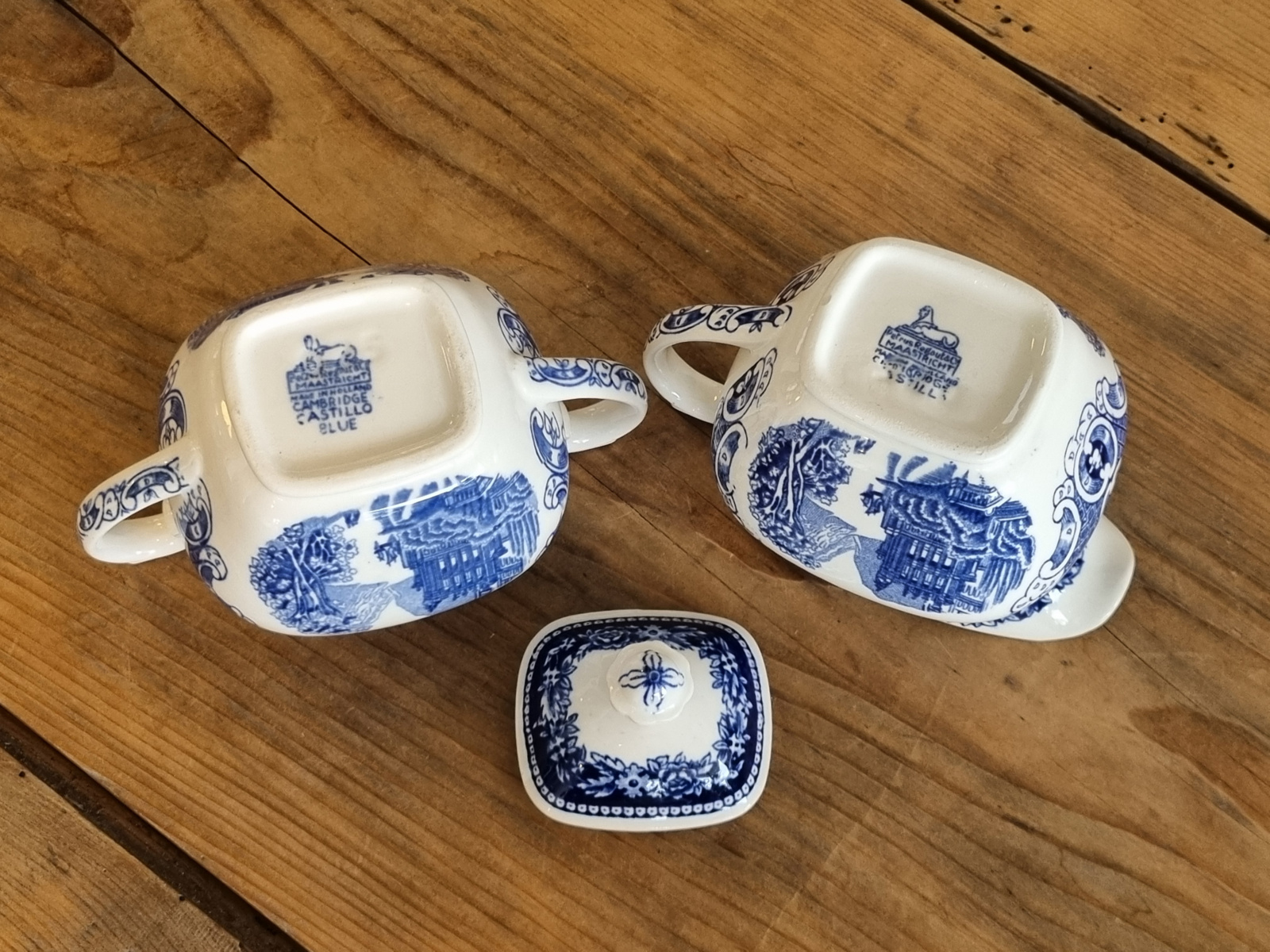 Regout Castillo Old England blauw Roomstel