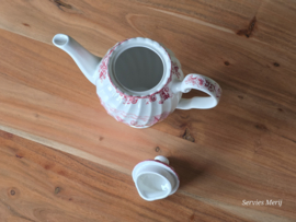 Engels rood Coaching Scenes Koffiepot 16 cm